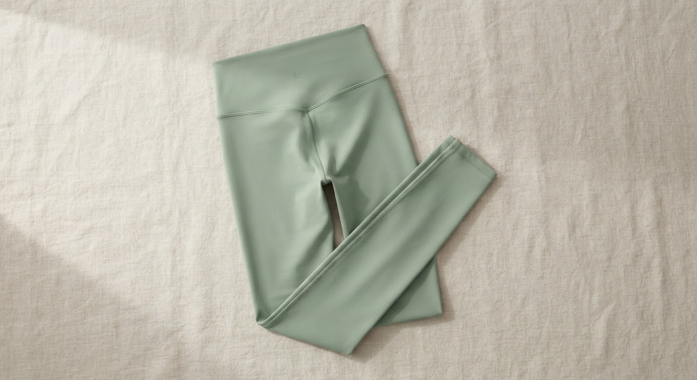 CloudSoft High-Rise Legging — Eucalyptus · CloudSoft Compression